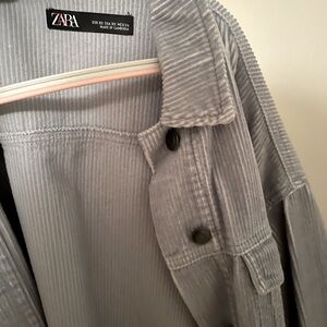 Zara sky blue jeans jacket
